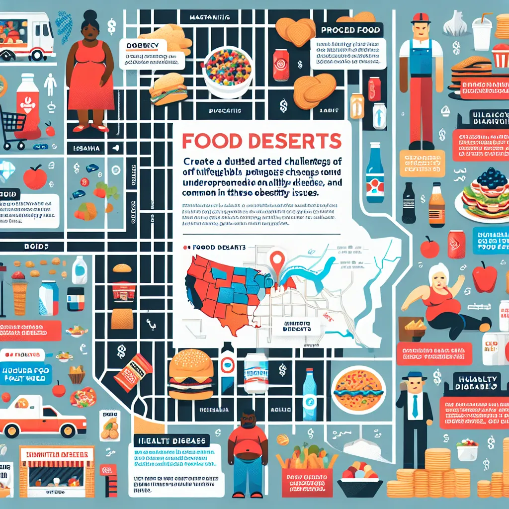 Impact of food deserts on public health