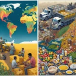 Global food insecurity illustration