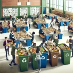 Food waste in school cafeteria