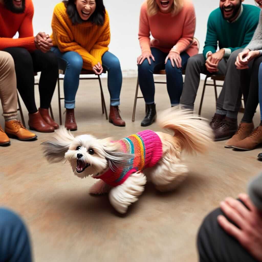 Funny Dog at the Park