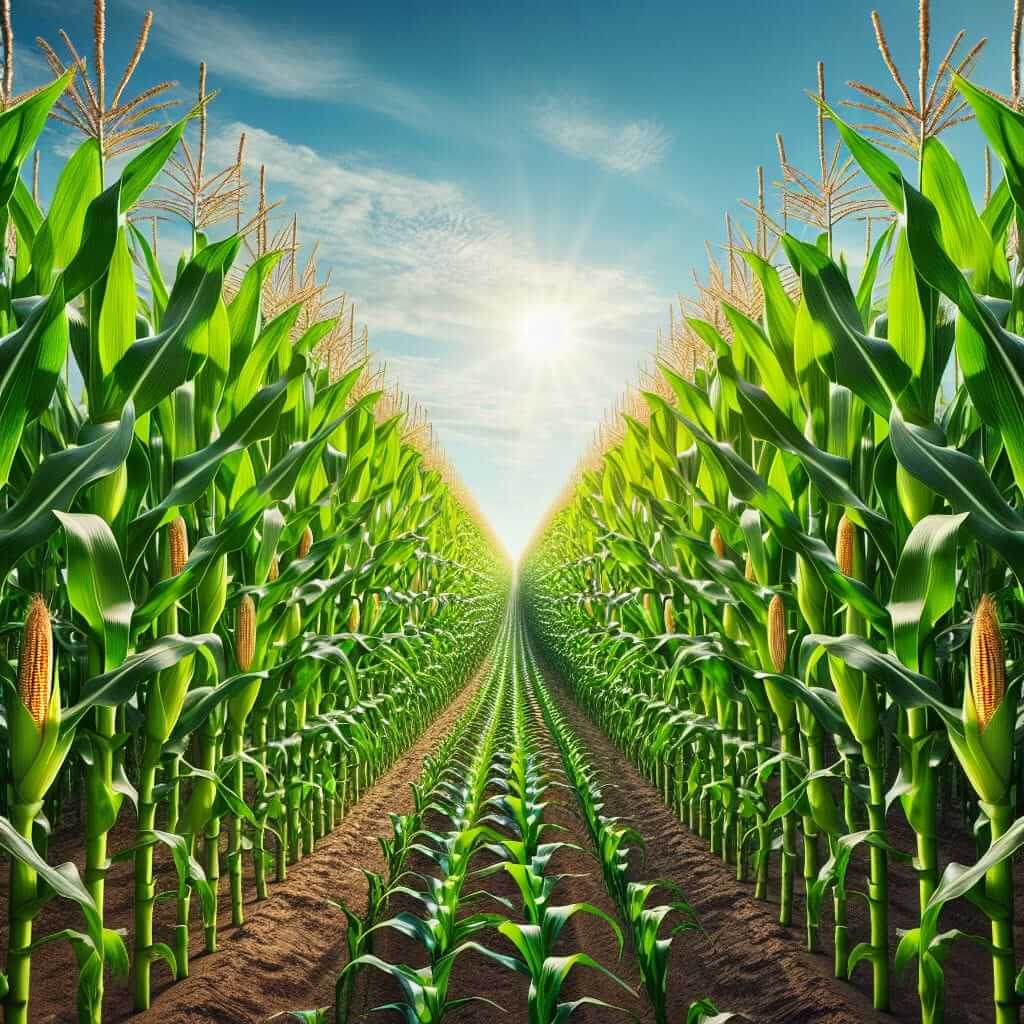 GMO Corn Field