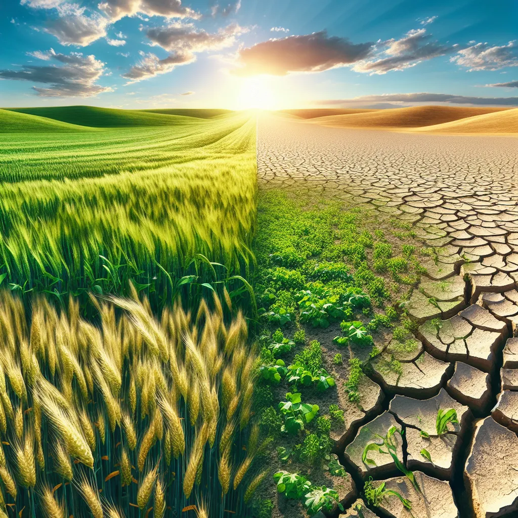 Global warming effects on agriculture