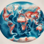 Global water scarcity map