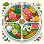 healthy diet plate