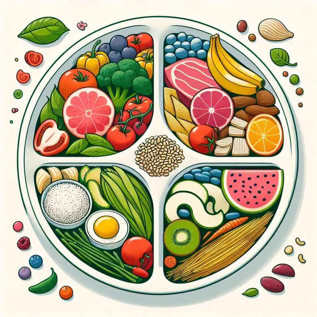 healthy diet plate