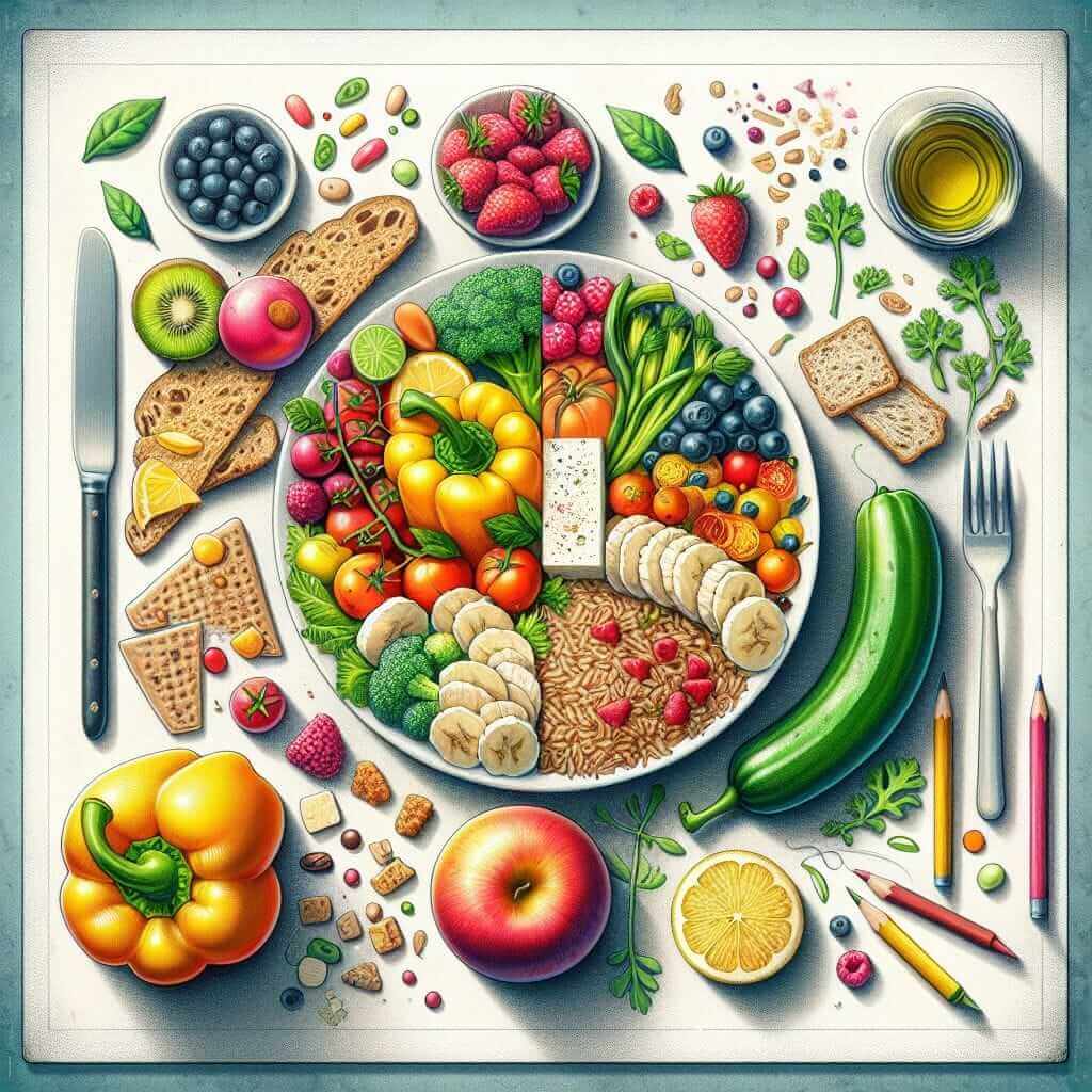 Healthy Food Plate