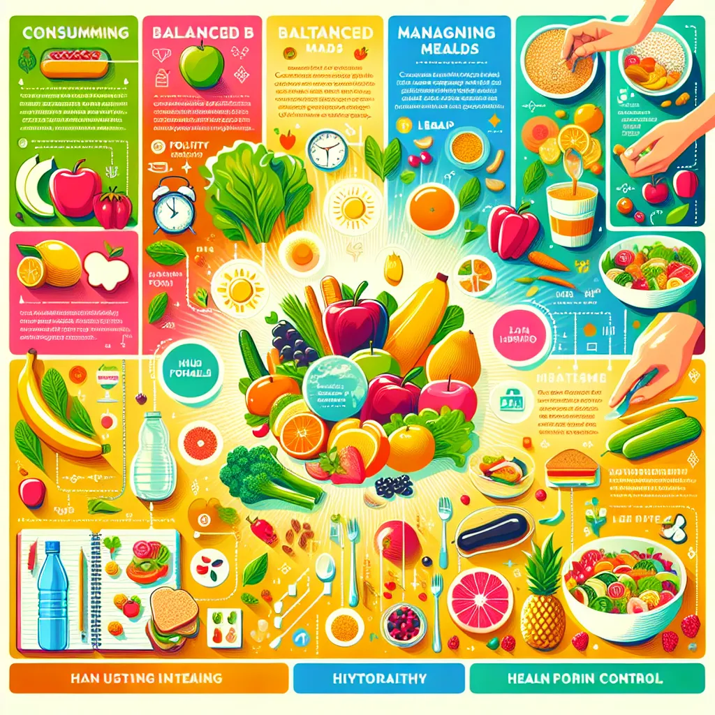 Healthy Eating Tips Infographic