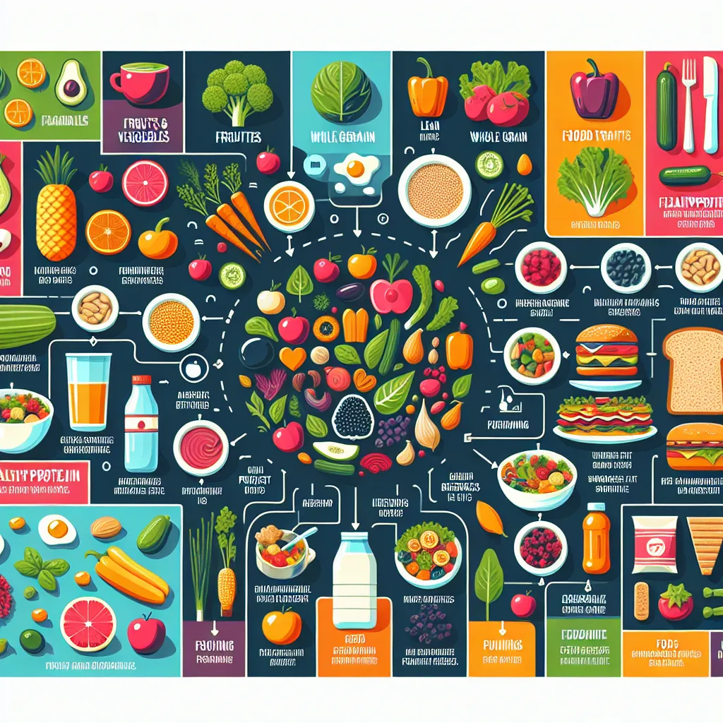 Healthy Eating Tips Infographic