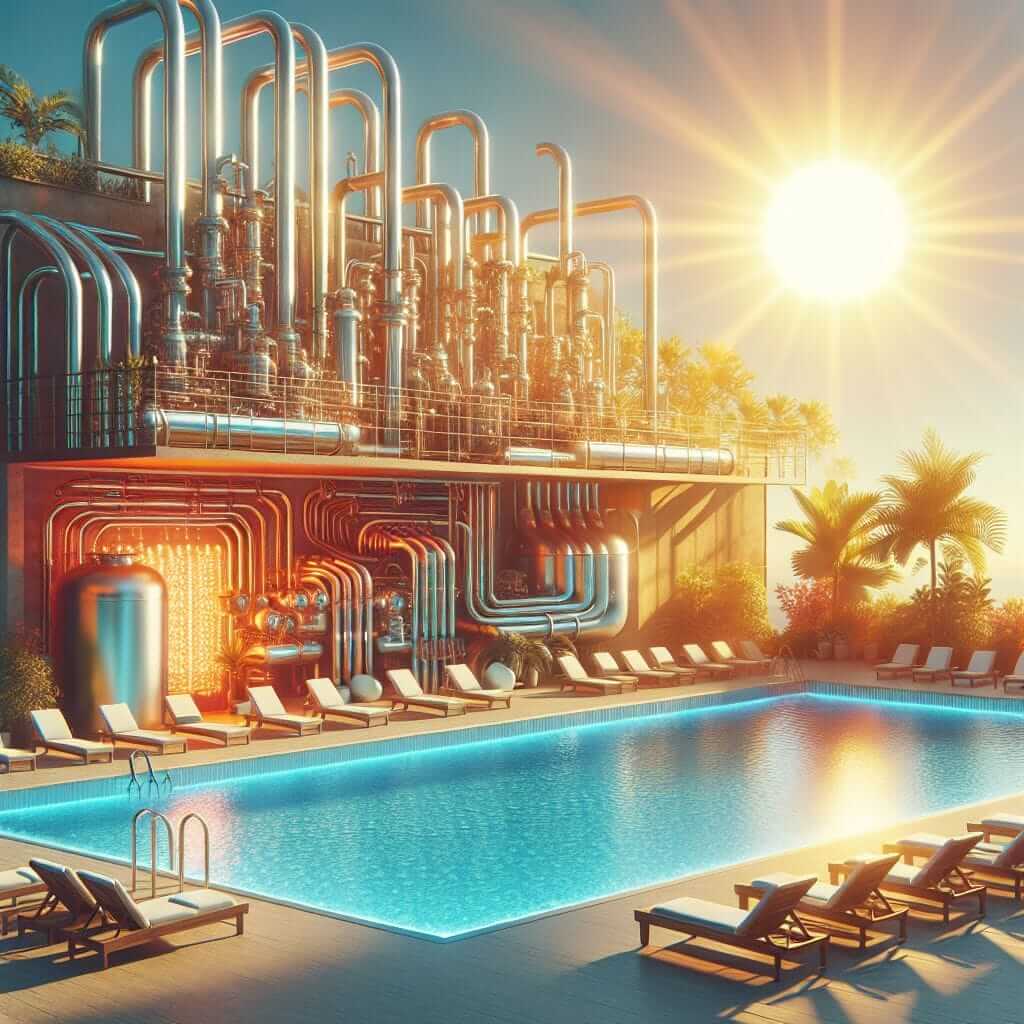 swimming pool heating system