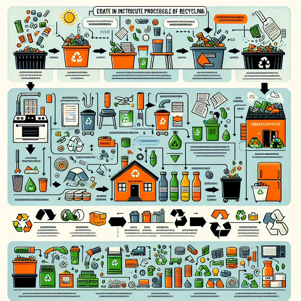 Household recycling process