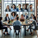 Managing hybrid work teams