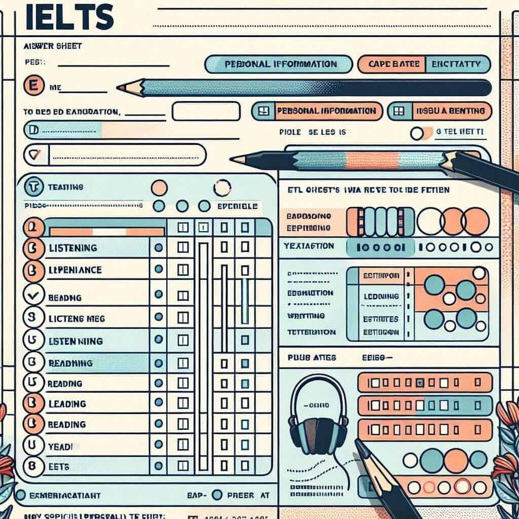 IELTS Answer Sheet Example