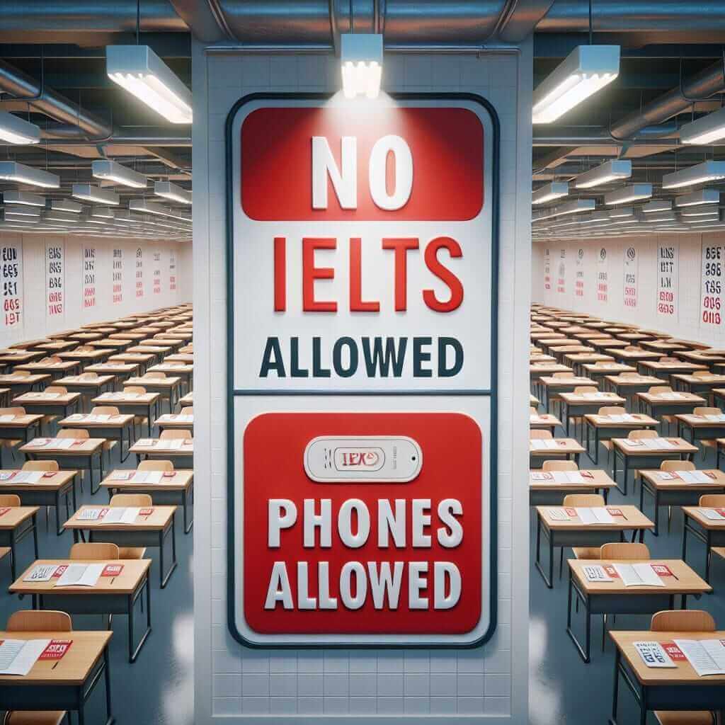 IELTS Exam No Phones