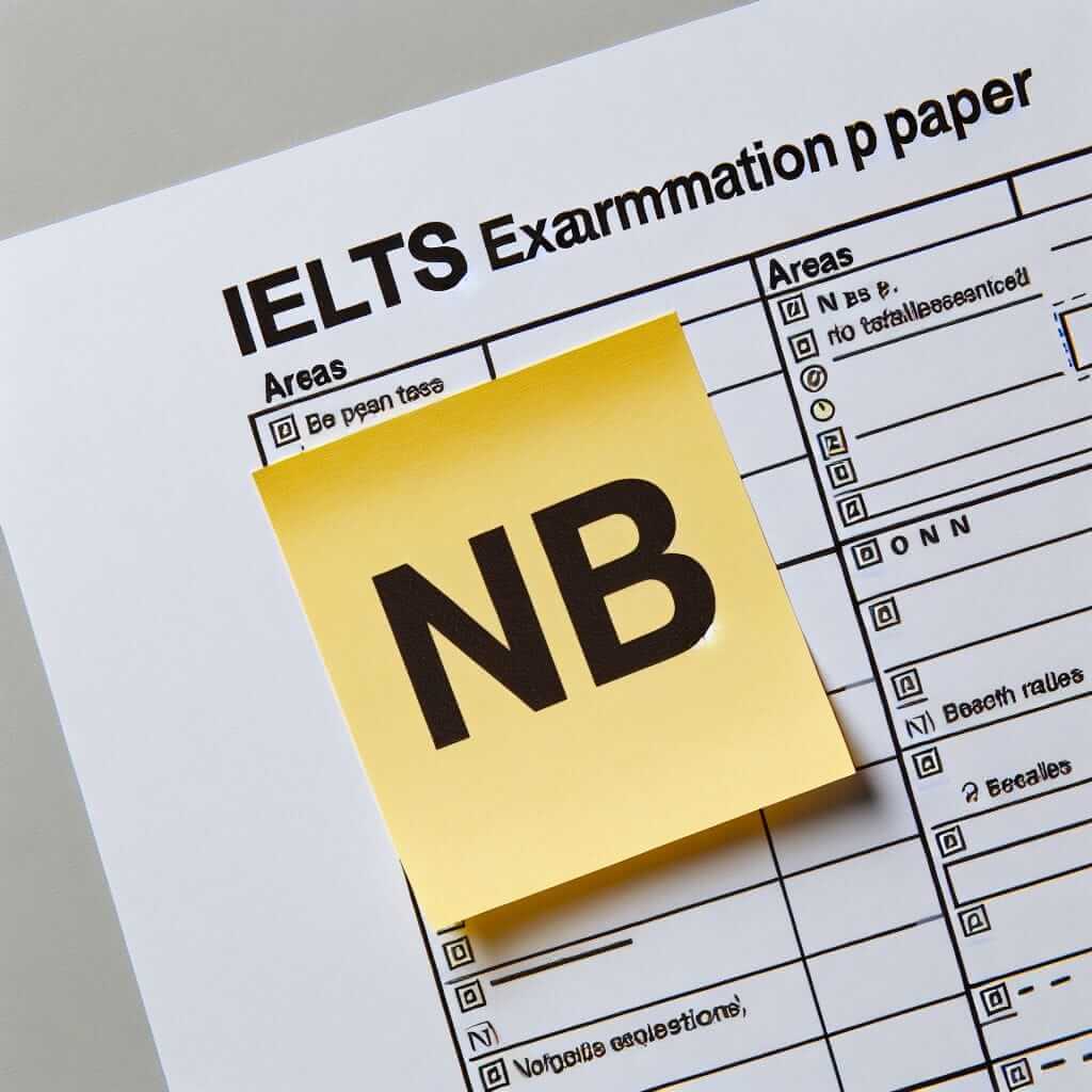 IELTS Exam Reminder Note