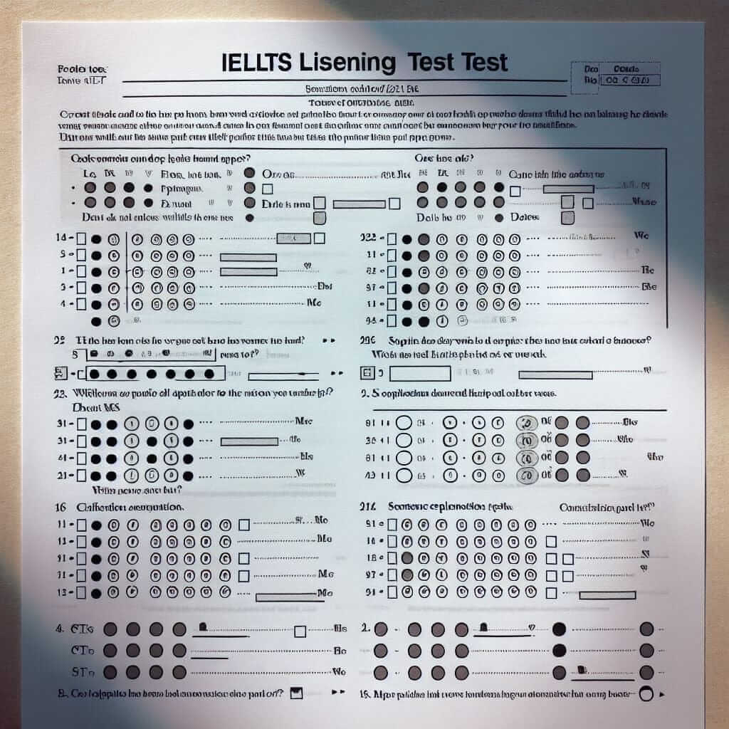 IELTS Listening Test Example