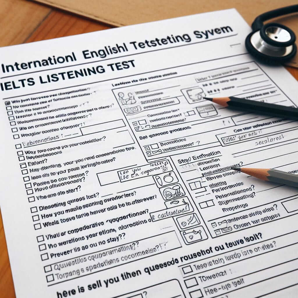 IELTS Listening Test Form