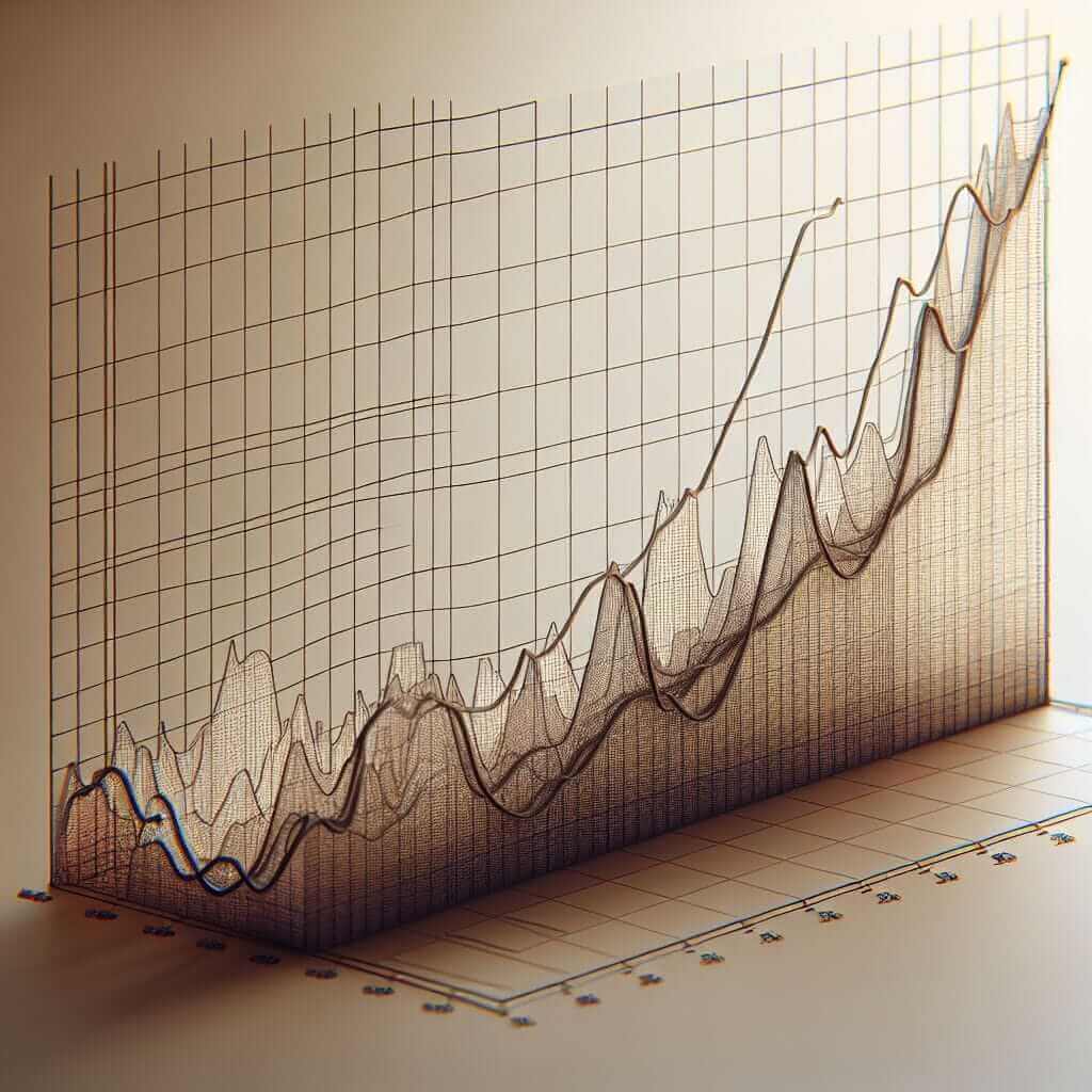 Line Graph of City Population Change Over Time