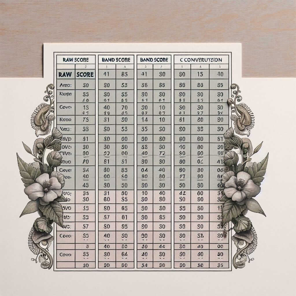 IELTS Reading Score Table