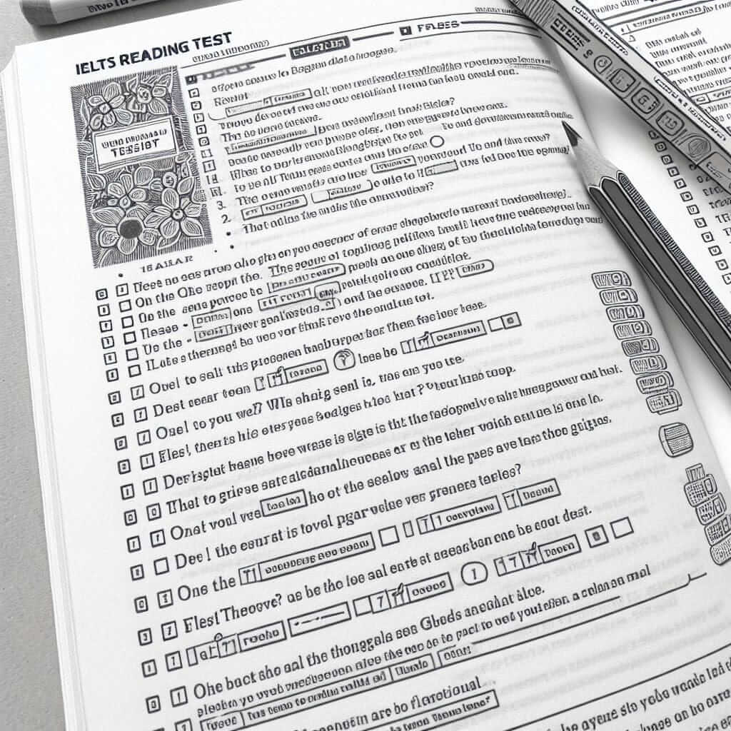 ielts reading test example