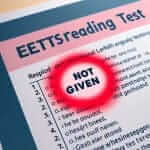 IELTS Reading Test - Not Given Example