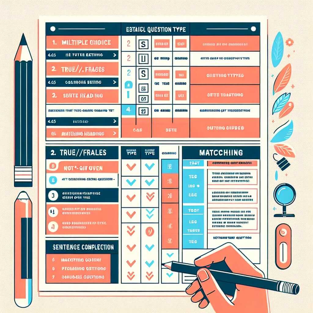 IELTS Reading Test Question Types