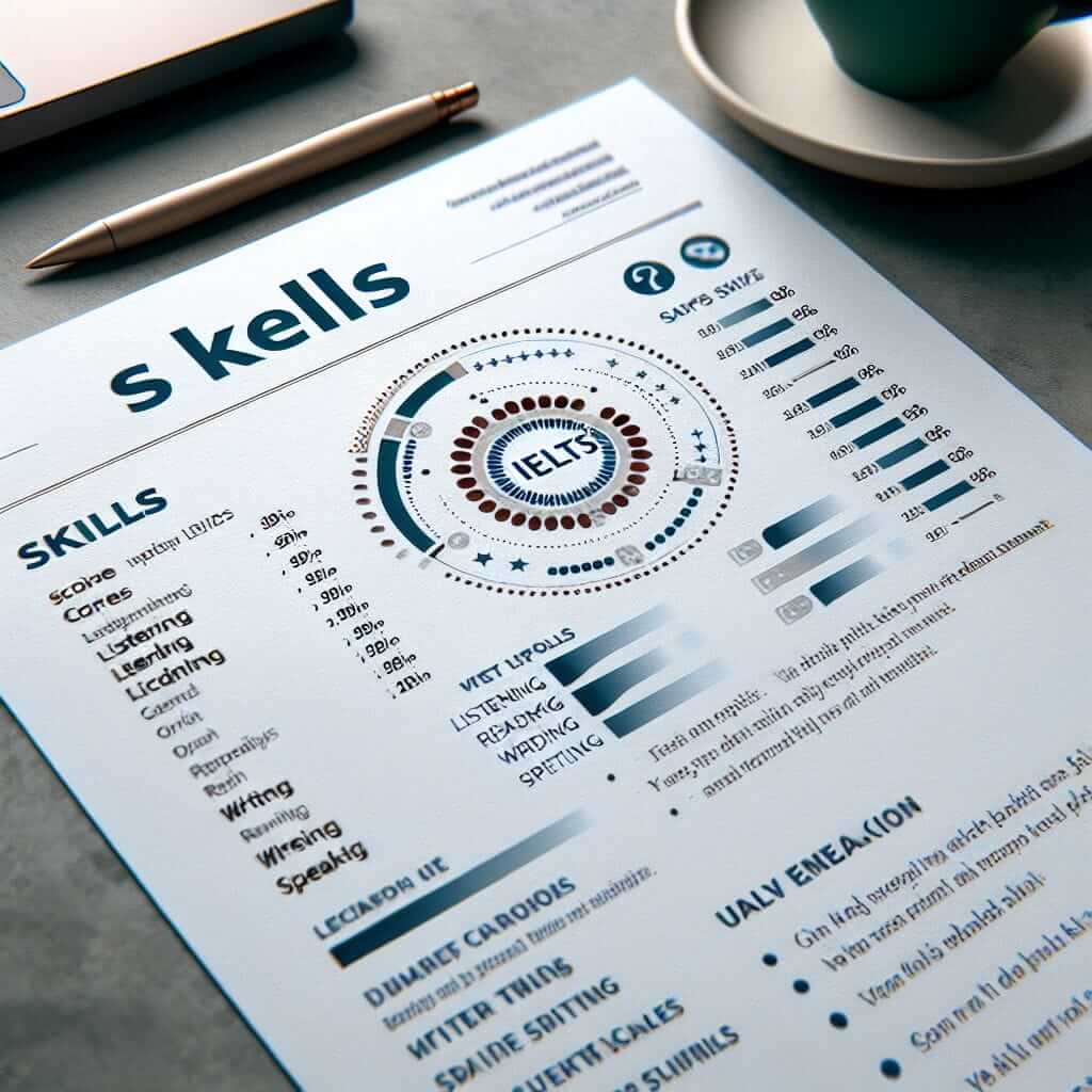 Presenting IELTS Score on a CV