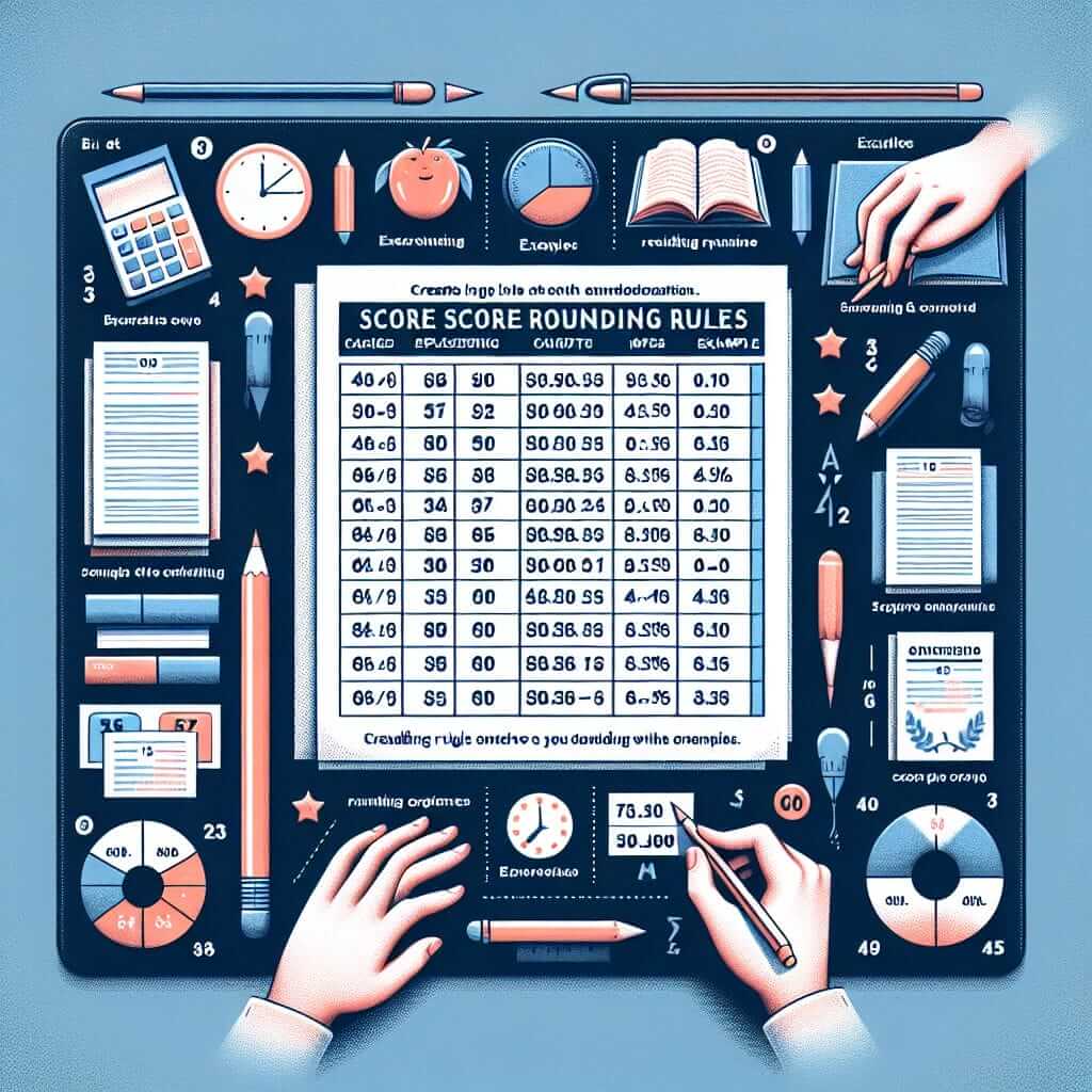 ielts score rounding table