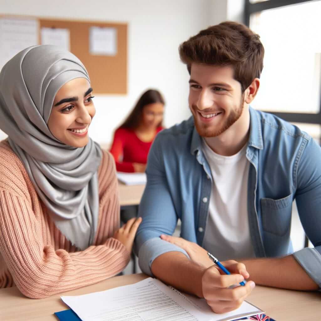 ielts speaking teacher and student