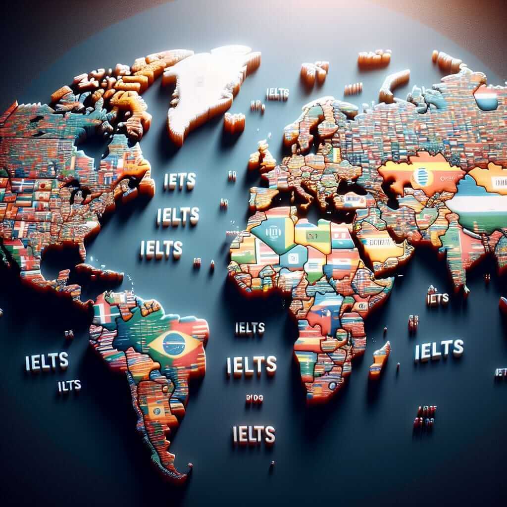 IELTS Test Locations World Map