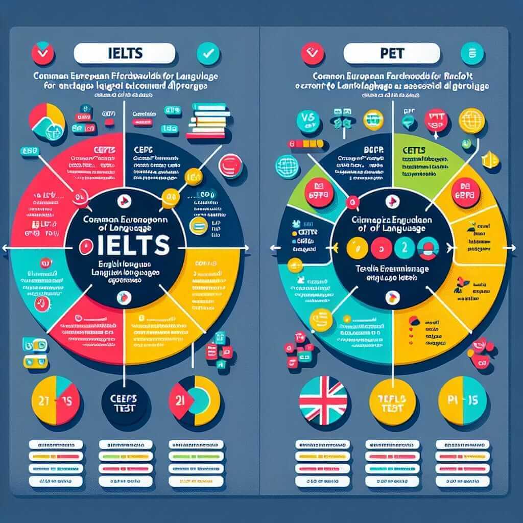 IELTS vs. PET Comparison Chart