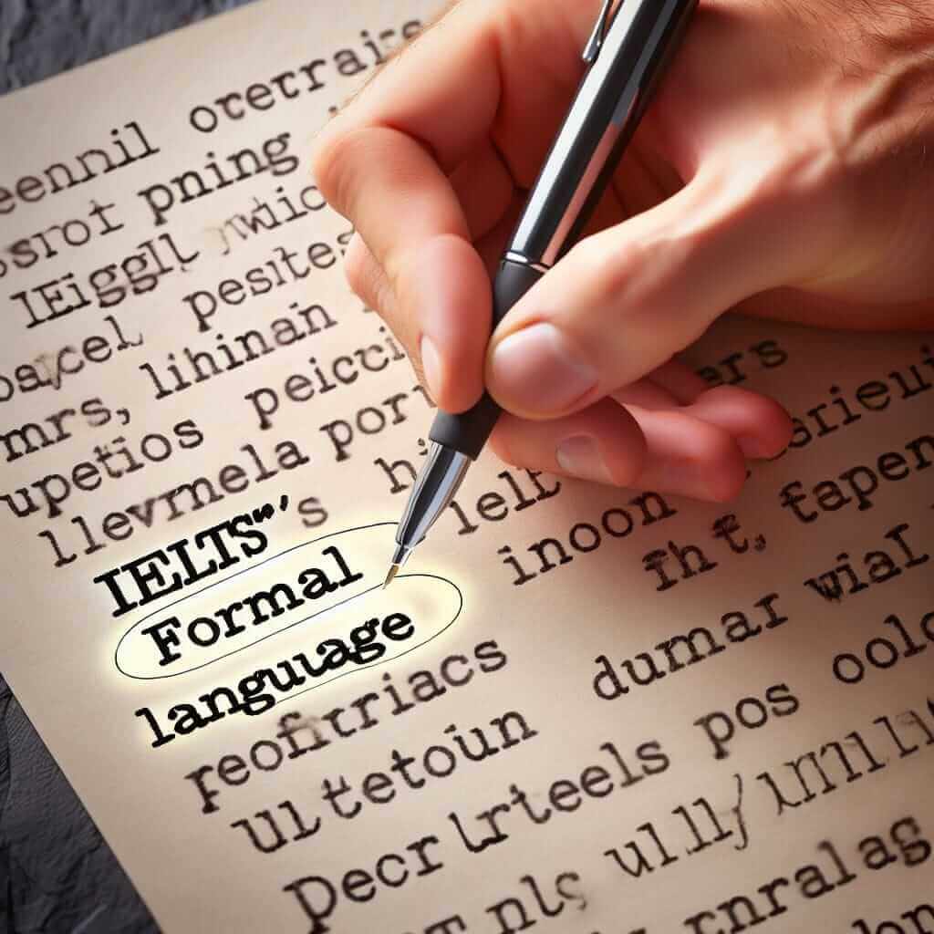 ielts writing formal language