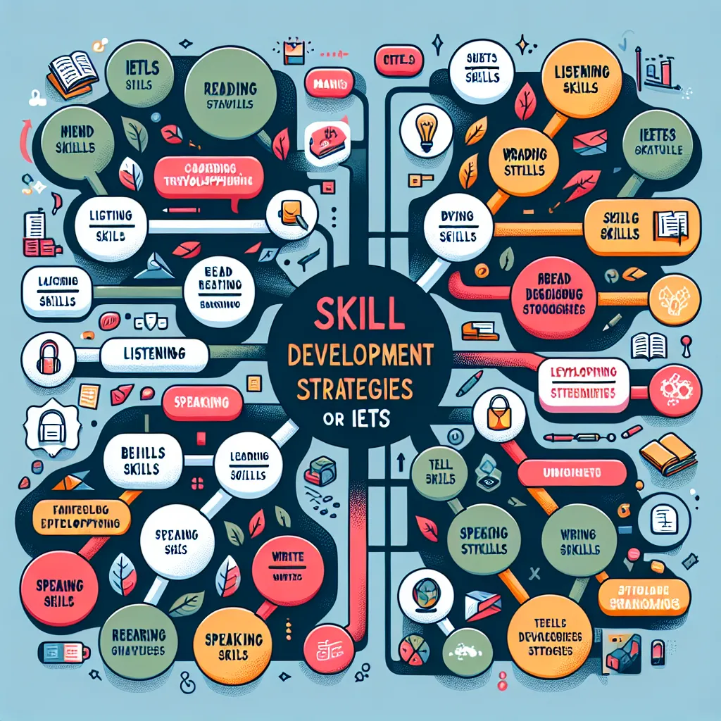 IELTS Skill Development Mind Map