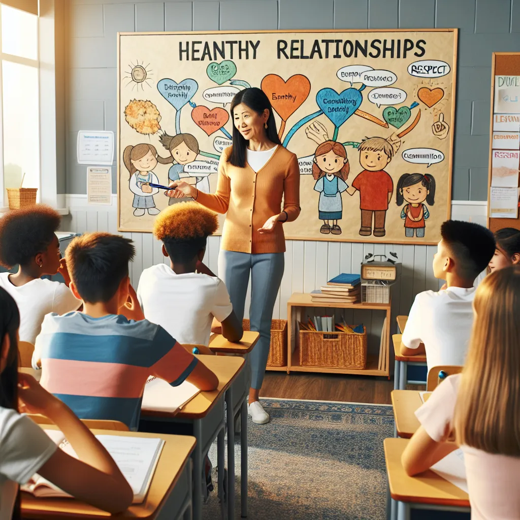 IELTS Writing Task 2: Teaching Healthy Relationships