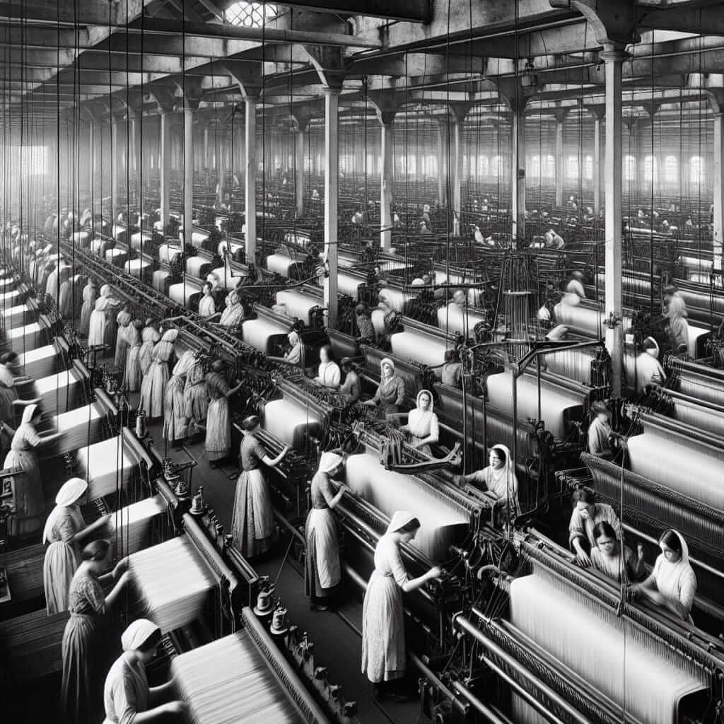 industrial revolution women factory