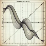 Economic graph showing inflation and unemployment relationship