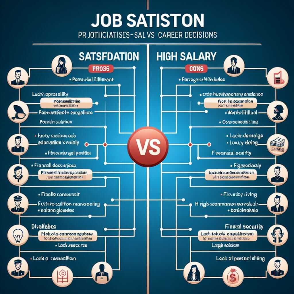 job satisfaction salary comparison