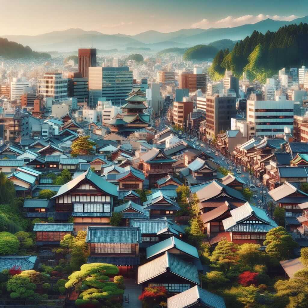 Kyoto Japan cityscape