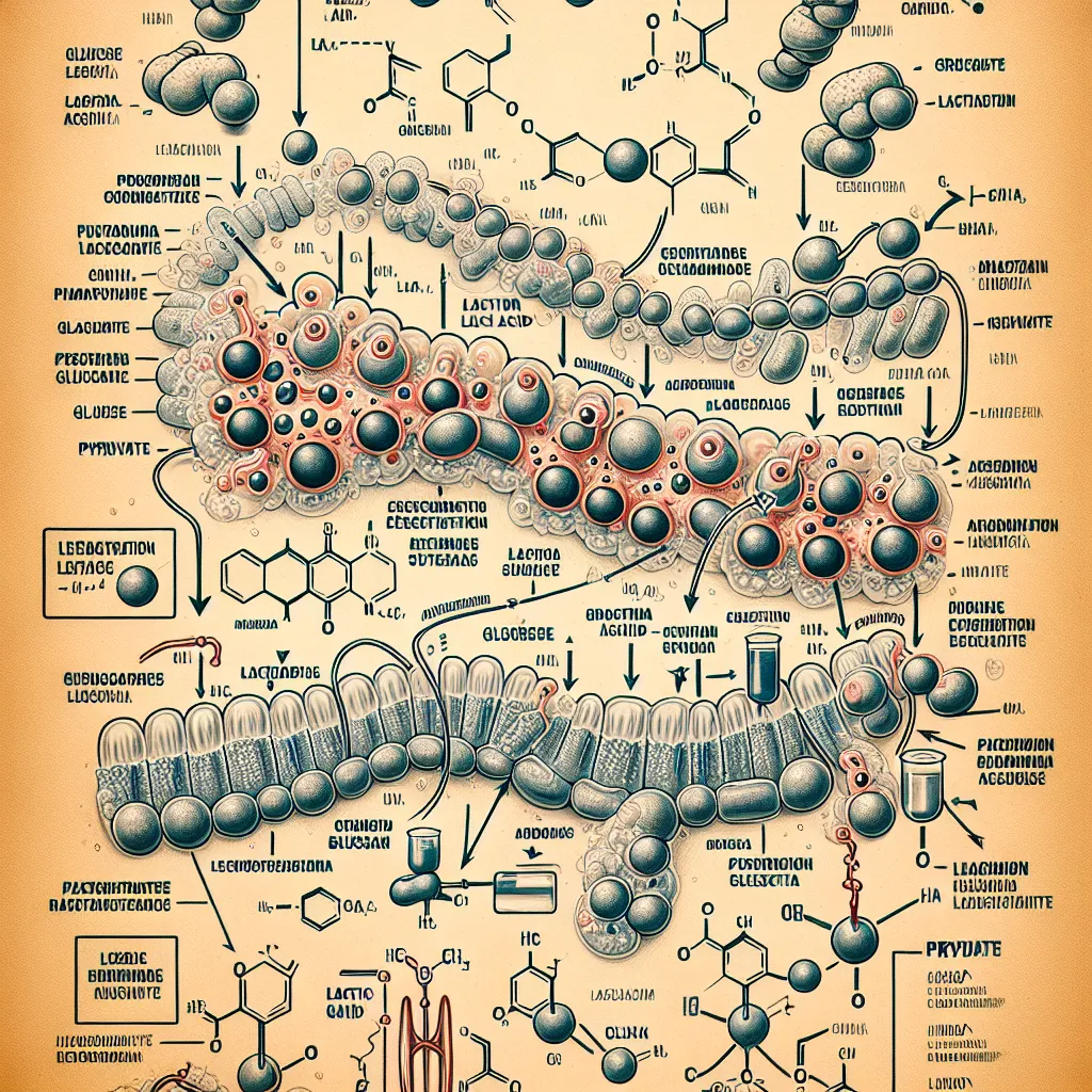 Lactic Acid Buildup Diagram