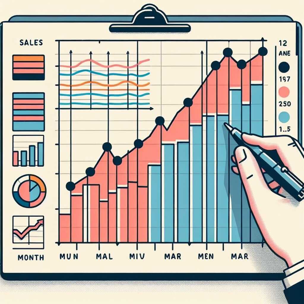 Line Graph of Book Sales