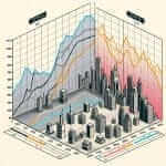 Line Graph Showing Population of Two Cities Over 50 Years