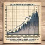 line graph tourist trend