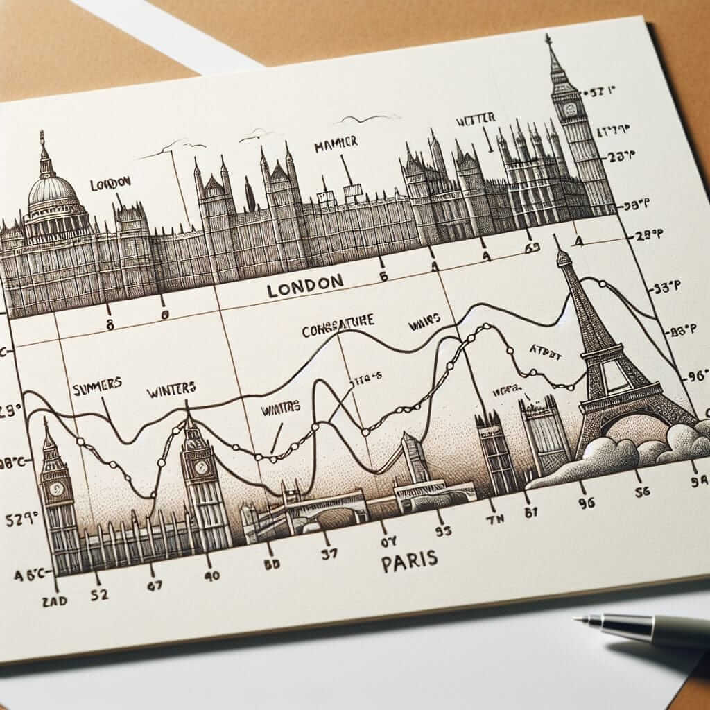 London and Paris Temperature Comparison