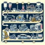 Manufacturing Process Illustration