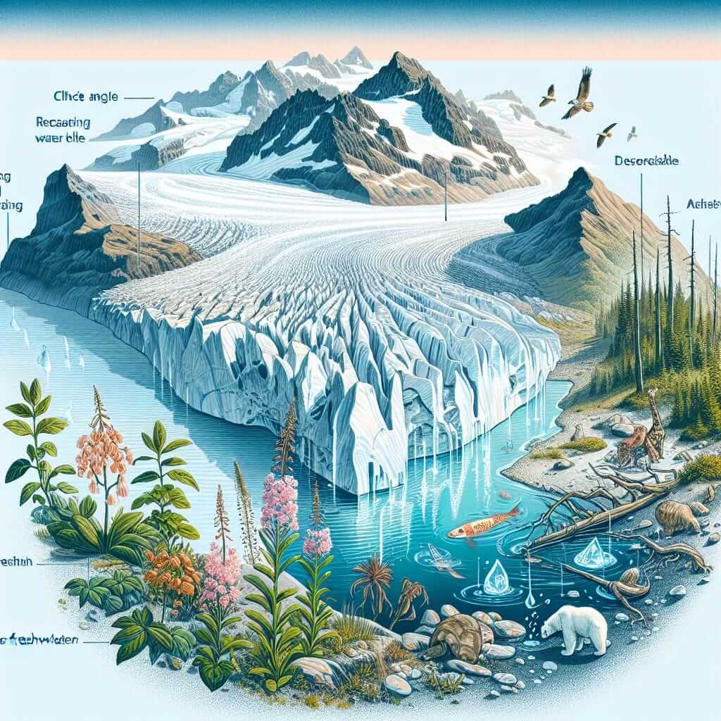 The Melting of Glaciers Due to Climate Change