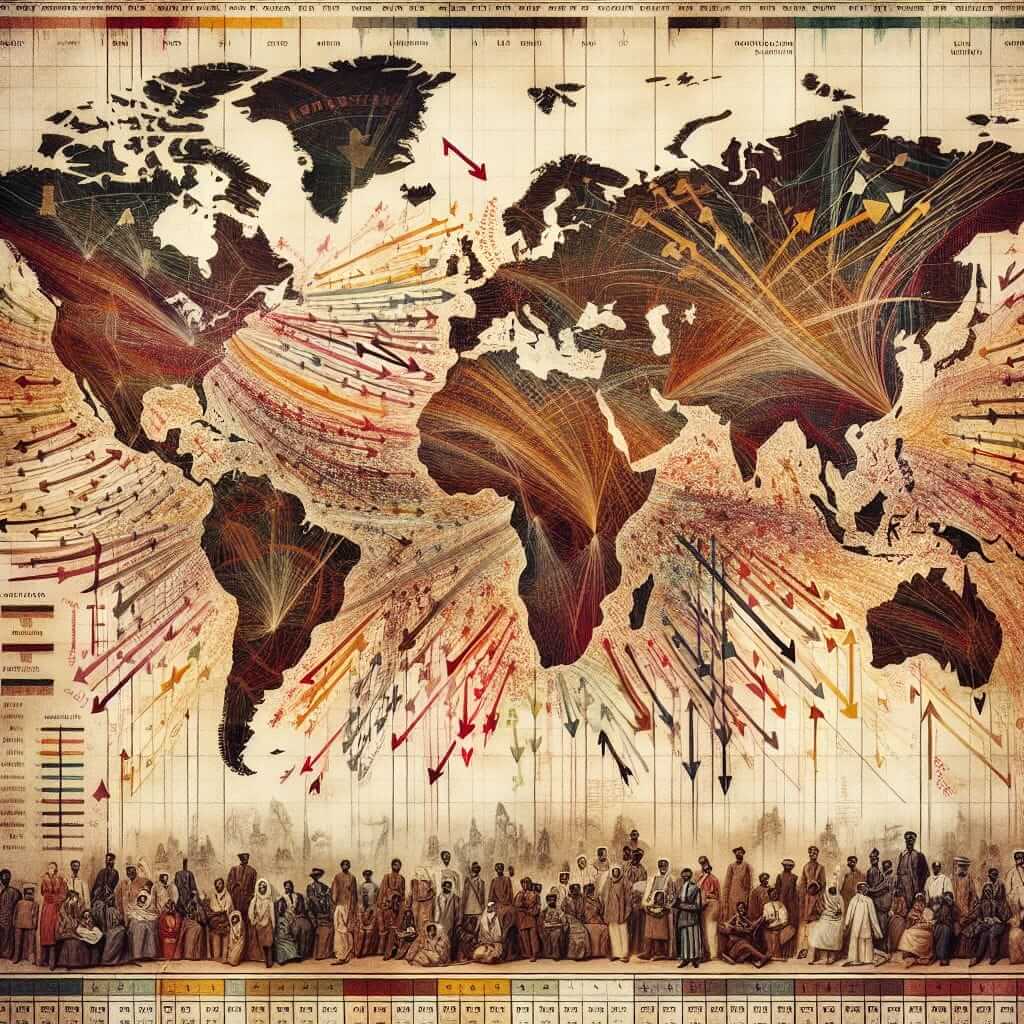 Historical global migration patterns