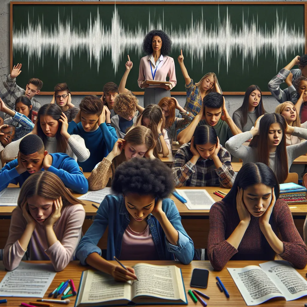 Noise pollution in classroom