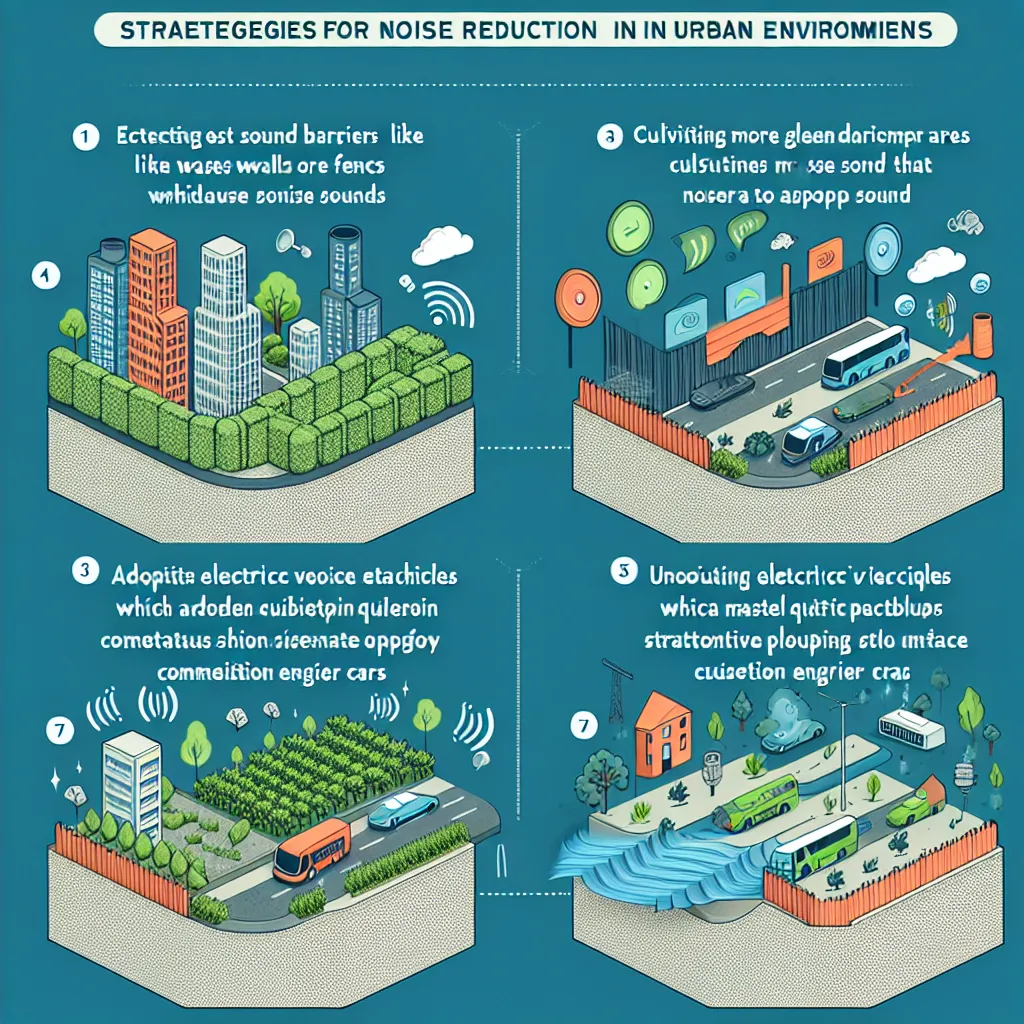 Urban noise reduction strategies