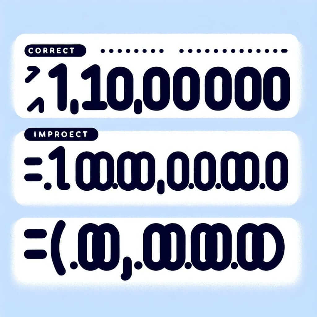 Number Format Example