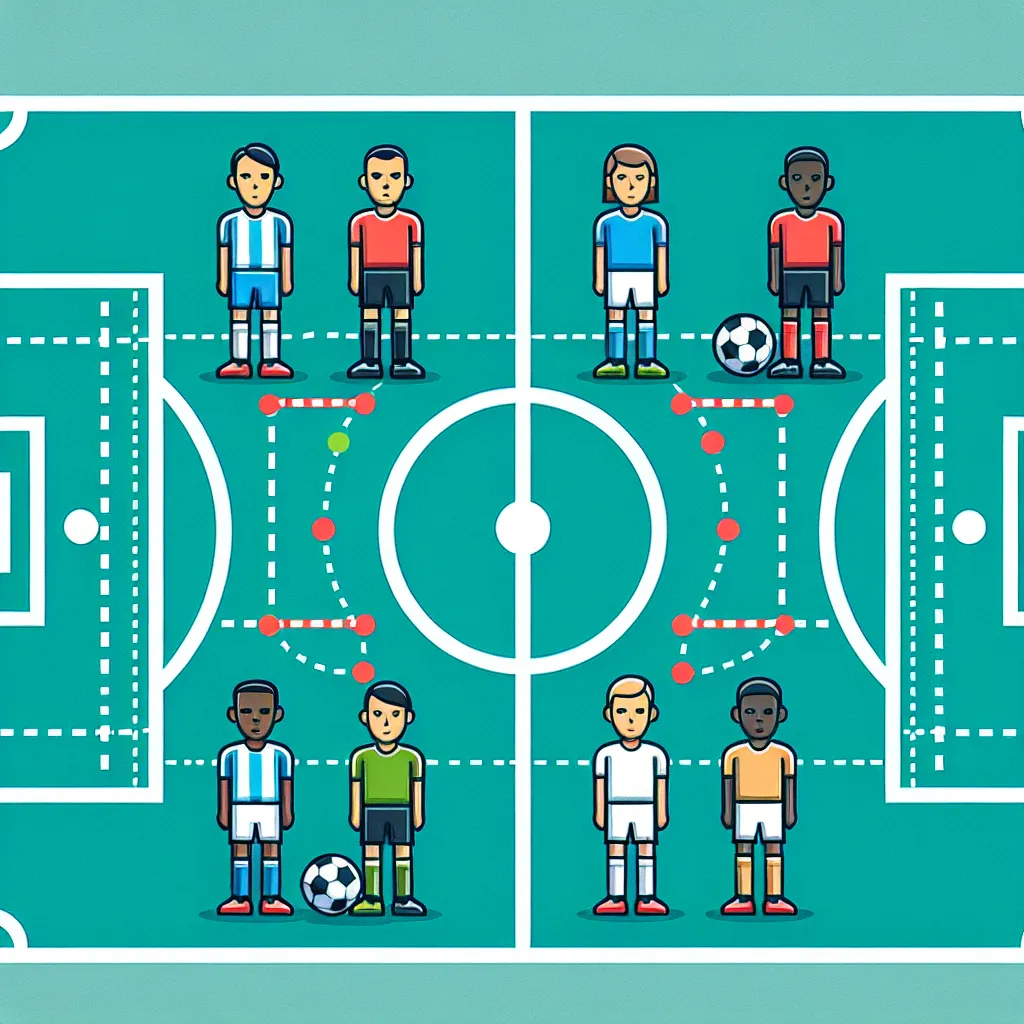 Offside rule diagram