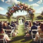 outdoor wedding ceremony